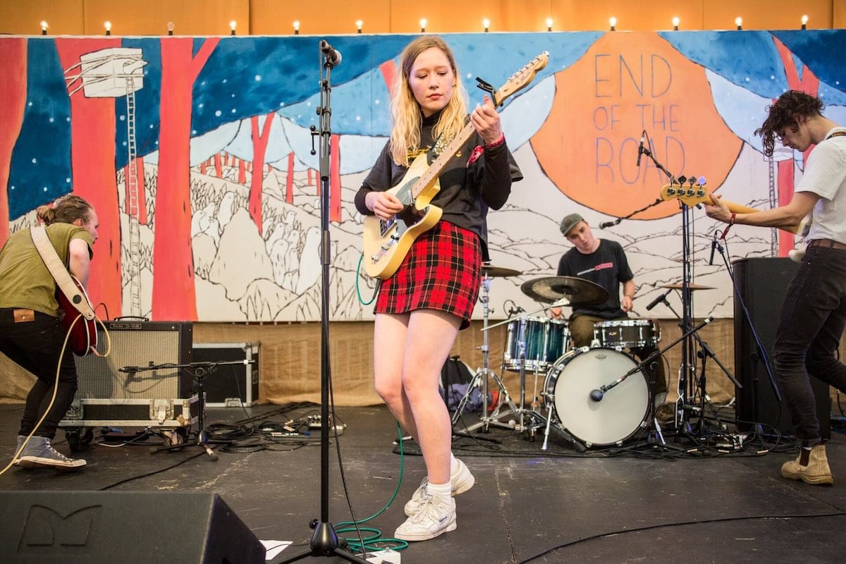 Julia Jacklin performing on the Tipi Stage on day 3 of the 2016 End of the Road Festival in Larmer Tree Gardens in Dorset - featured by indieberlin